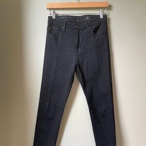 AG JEANS BLACK SKINNY LEG 26 REG